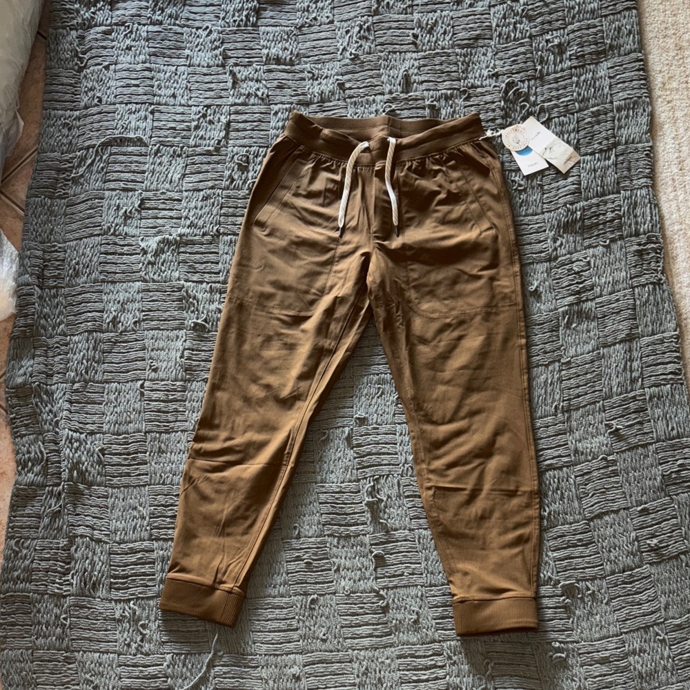 Vuori Tan Jogger Pants with Drawstring